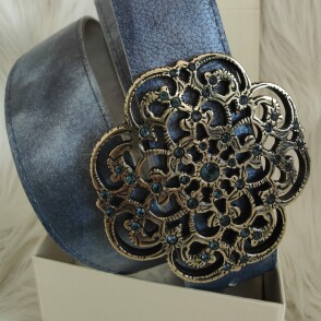 Boucle Uzès doré / Bleu